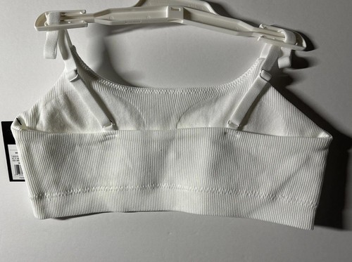 Art Class Girls' Large (10-12) 34A White Padded Pullover Bralette NWT - Picture 2 of 7