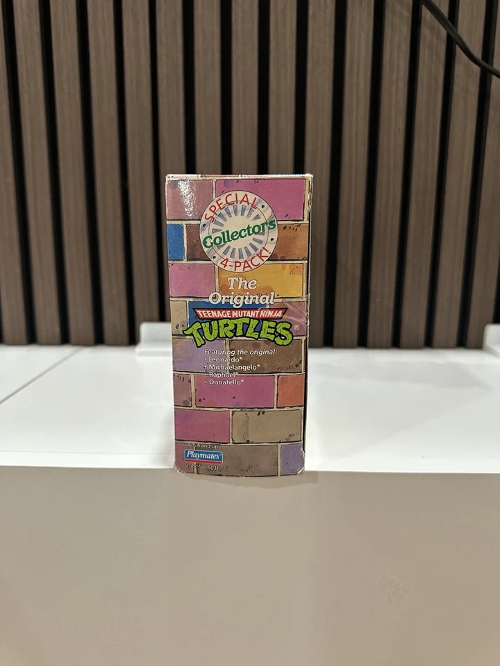 Teenage Mutant Ninja Turtles "Special Collectors 4-Pk" Original 1992 Raro-Sellado Foto 4 de 4