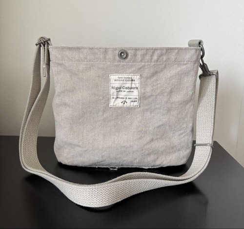 Nigel Cabourn Linen Magazine Bag Ivory Limited Edition Used No Damage - Picture 6 of 8