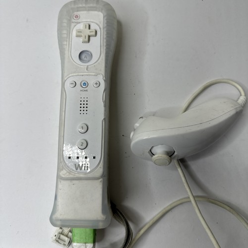 Mando Nintendo Wiimote Wii Blanco RVL-003 + Nunchuk RVL-004 + Empuñadura - Imagen 2 de 8