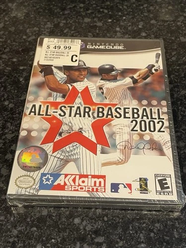 All-Star Baseball 2002 (Nintendo GameCube, 2001) Brand New Factory Sealed