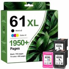 61XL Ink Cartridges for HP 61XL Deskjet 2050 2510 2512 2514 2540 3050 3510 3516