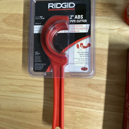 RIDGID 2 in. FC-200 Single Rotation ABS Cellular Foam Core PVC Pipe Cutter