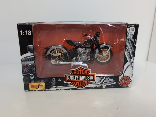 2002 Maisto 1:18 Scale Diecast Harley Davidson 1936 EL Knucklehead NIB - Picture 1 of 8