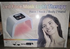 NEW 7 Color LED Face Mask Red Light Therapy Facial Machine Body Skin Care Beauty