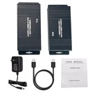 60M Black Aluminum USB KVM HDMI Extender RJ45 Cat5e/6 Ethernet Network Cable