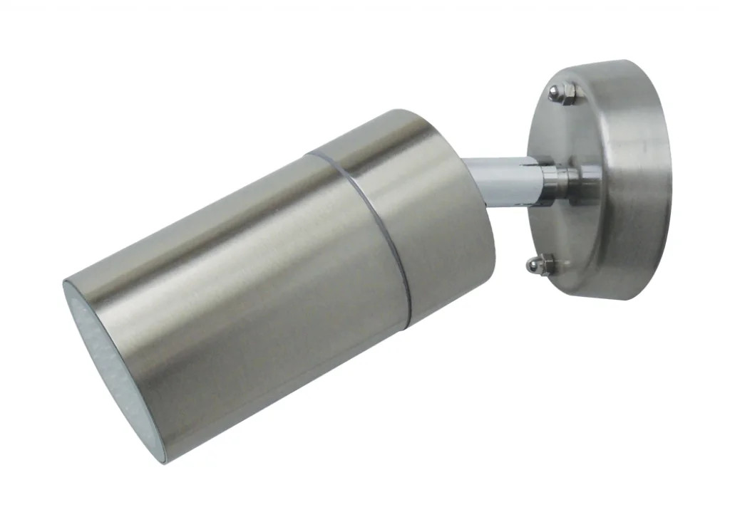 Spot Light Silver Fenton Single Wall IP44 Stainless Steel Outdoor WALL1