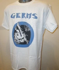 NEW The Germs T Shirt Music Punk Rock Darby Crash GI Meat Puppets Weirdos Bags