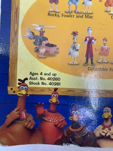 Llavero Rocky Playmates 2000 clip parlante vintage CHICKEN RUN - Imagen 5 de 5