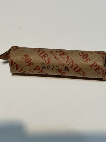 2022 D Circulated Un-Searched Shield Penny Roll... FREE SHIPPING - Picture 3 of 4