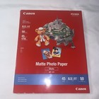 Canon 7981A004 Photo Paper Plus, Matte, 8-1/2 x 11 (Pack of 50 Sheets)