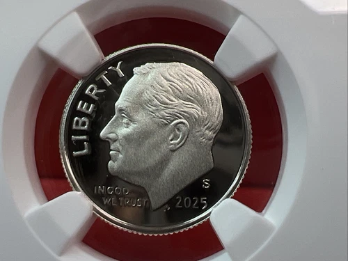2025 S Clad Roosevelt Dime NGC PF70 Ultra Cameo - Made In USA Holder
