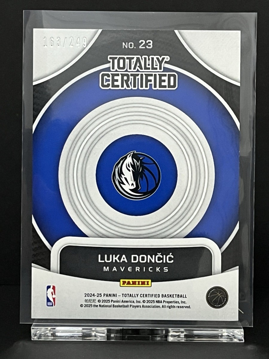 2024-25 Panini Totally Certified Luka Doncic On Target GOLD