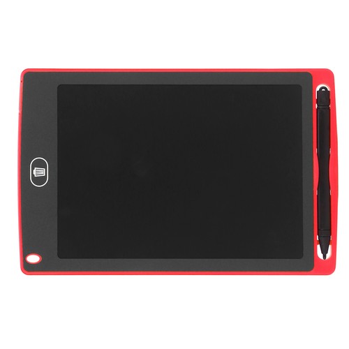 Red 8.5in LCD Writing Tablet Writing Pad Board Drawing Display Board For Kid SET - Afbeelding 7 van 12