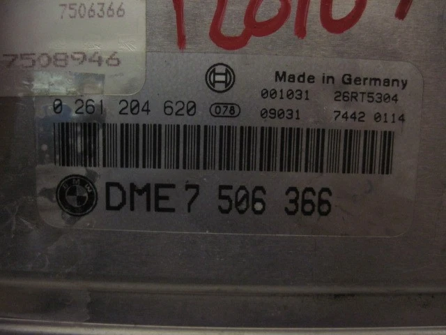 ORDENADOR ECU ECM BMW 740I 1999 99 2000 00 2001 01 12147506366 852038 Foto 4 de 4