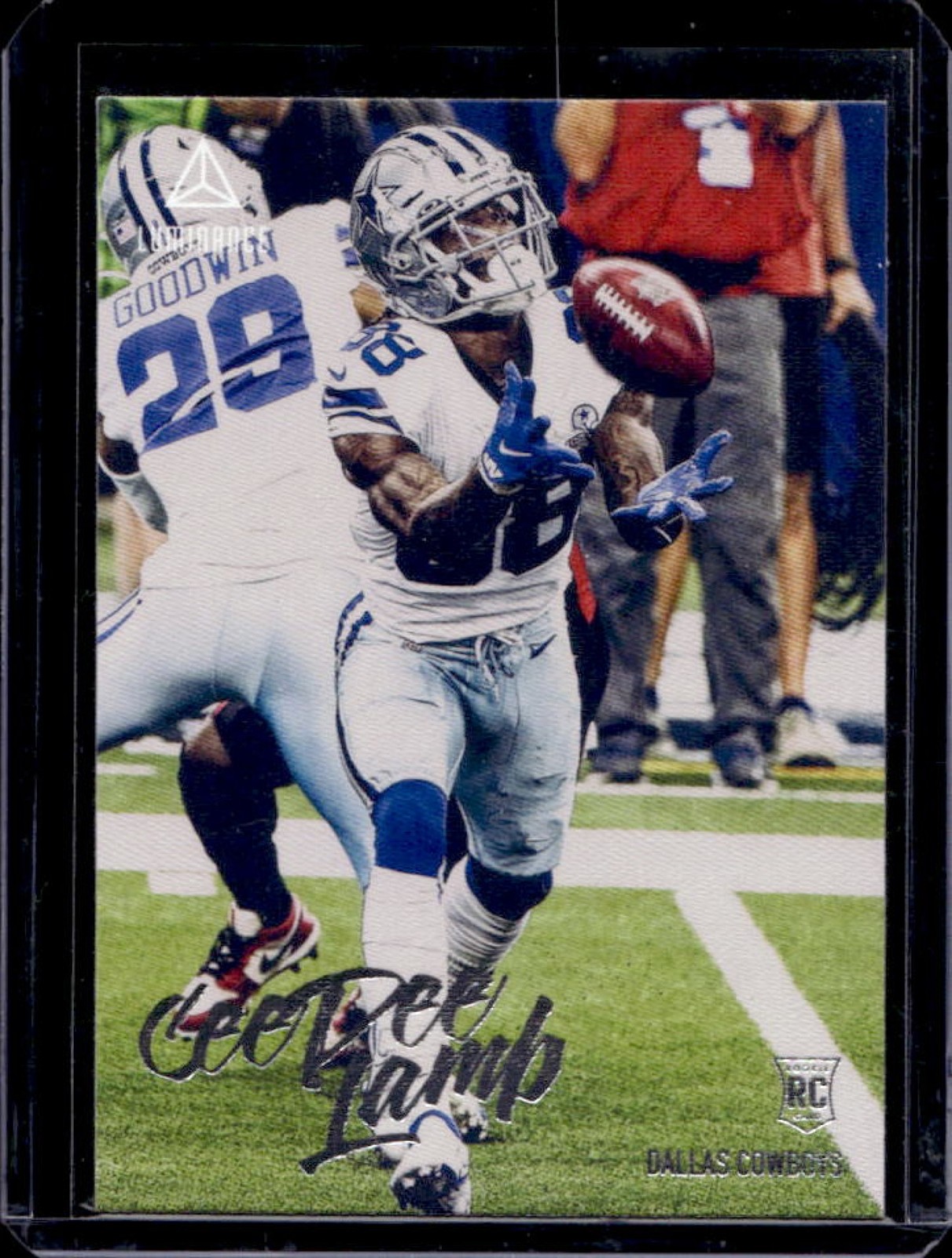 2020 Chronicles CeeDee Lamb Luminance Update Rookies RC #206 Cowboys