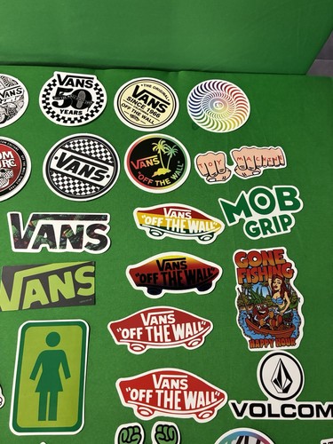 VANS "Off The Wall" Vinyl Decal Sticker different Kind Of Stickers ( Lot Of 88 ) - Picture 12 of 13