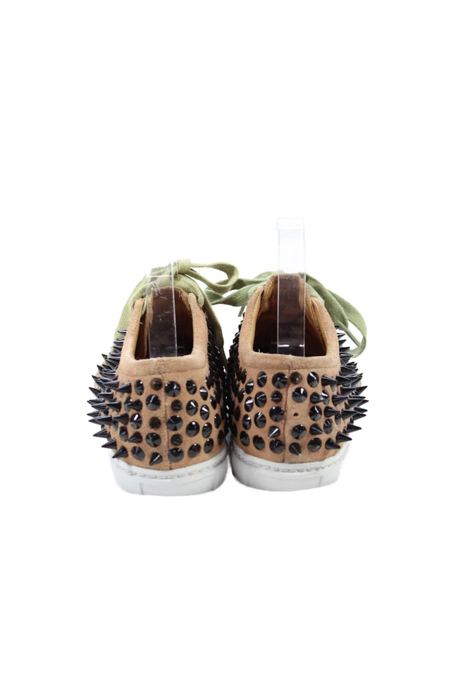 Zapatillas deportivas Jeffrey Campbell para mujer de gamuza con tachuelas marrón talla 8,5 medianas Foto 3 de 4