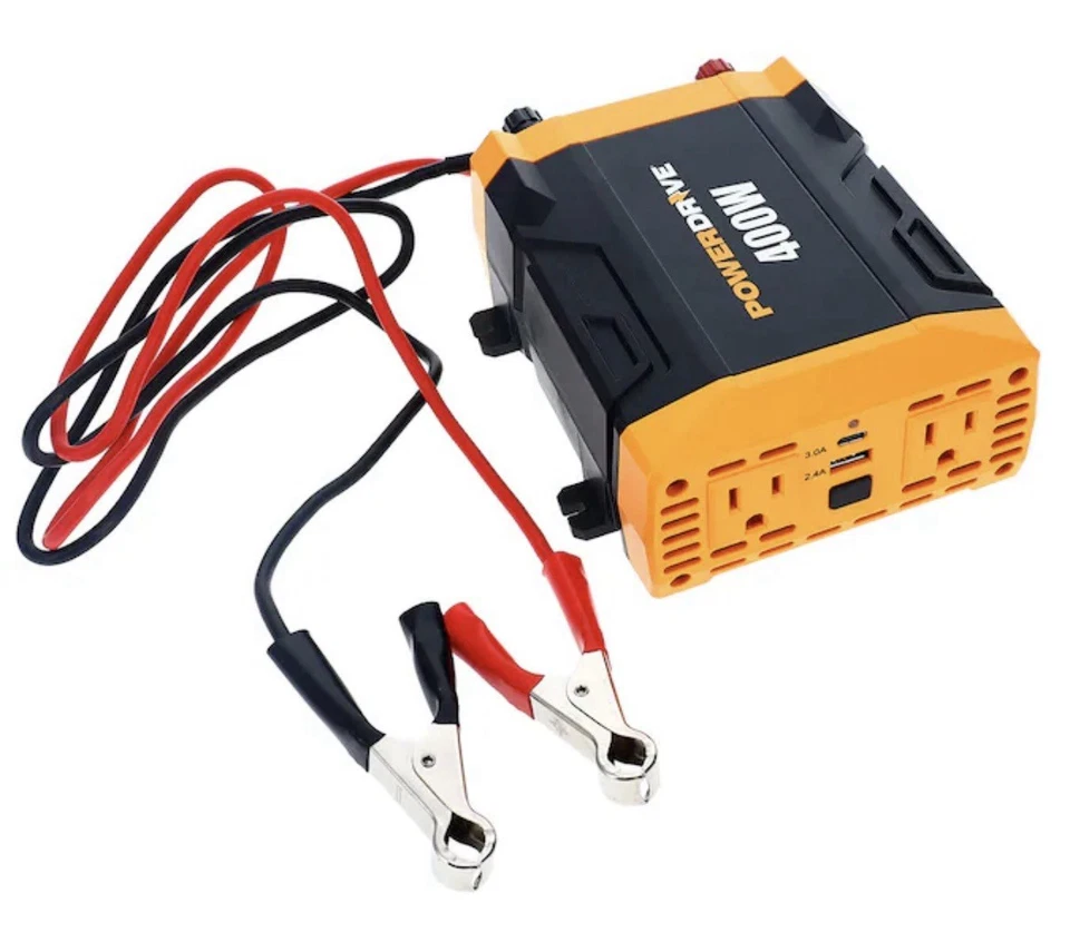 PowerDrive 400 Watt Power Inverter PWD400 11-15V DC 115V AC 58-62Hz - Image 3 of 4