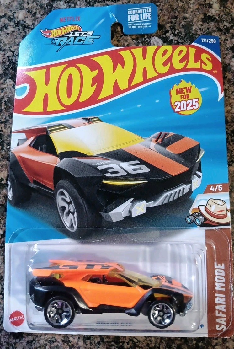 Hot Wheels 2025 Amaru GTC Orange Safari Mode 4/5 #171 Mainline - New Casting)