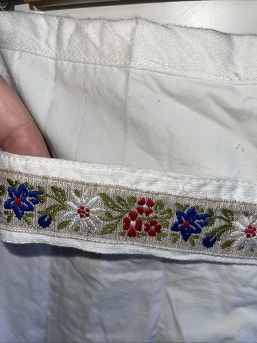 Fat face size 12 100% cotton beautiful flared skirt Lined pockets floral belt - Picture 10 of 12