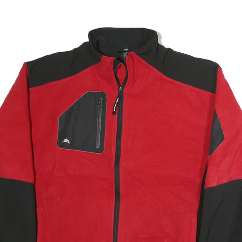 STORM TECH Mens Red & Black Outdoor Jacket M Polyester Blend Zip Plain Casual - Picture 2 of 6