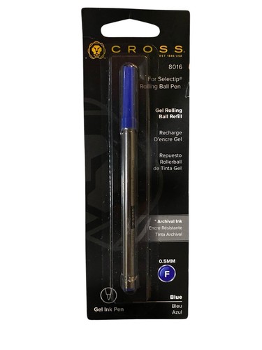 Cross Gel Rollerball Selectip Refill - Blue Fine (0.5MM) Single Pack 8016