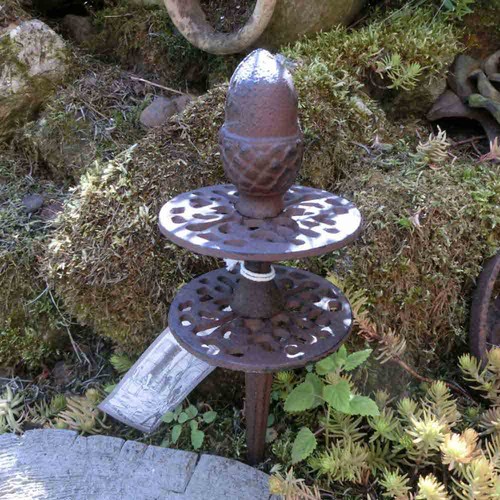 Gartenschlauchführung Eichel Gusseisen Garten Pflanzenschutz 3/3 TG112 - Bild 1 von 5