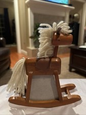 MALDEN WOODEN BABY PICTURE FRAME ROCKING HORSE