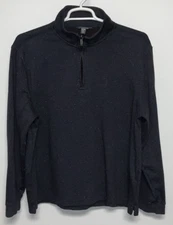 Van Heusen1/4 Zip Pullover Men's XL Blue