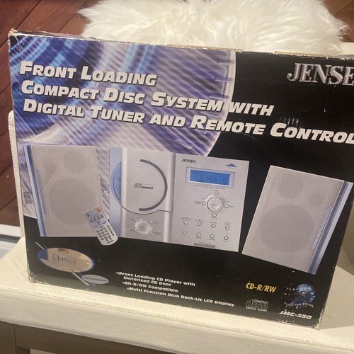 Jensen JMC-350 Vertical Music System With Remote Works - Picture 2 of 10