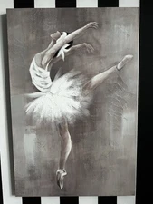 Ballerina ballet painting picture artwork art art dancing woman Балет Картина decoration