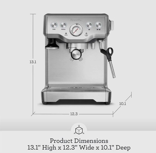 Breville BES840XL Infuser Espresso Machine - Silver - Picture 3 of 5