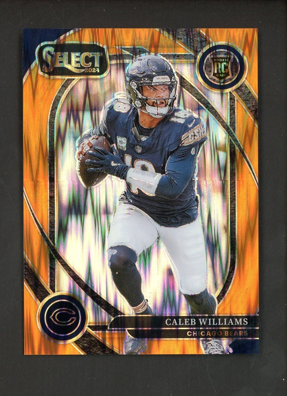 2024 Panini Select Orange Flash Prizm #216 Caleb Williams Bears RC Rookie /399