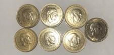 7 Monedas de 1 peseta del 1966 (75)