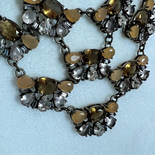 J.Crew Jeweled Chandelier Bib Dramatic Statement Necklace - Picture 2 of 6