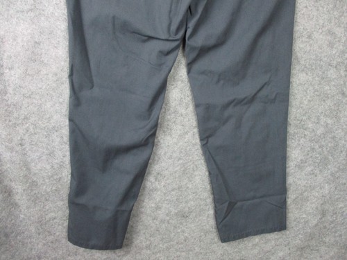 Pantalones de cintura elásticos Aramark para hombre 32x30 gris ropa de trabajo informales cómodos - Imagen 18 de 20