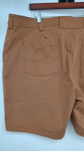 Duluth Trading Co Flex Fire Hose Shorts Relaxed Fit Brown Mens Size 44 - Picture 12 of 23