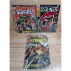 Marvel Comics Lot Sub-Mariner 19 72 Doctor Strange 2 Bronze Silver Age Vintage