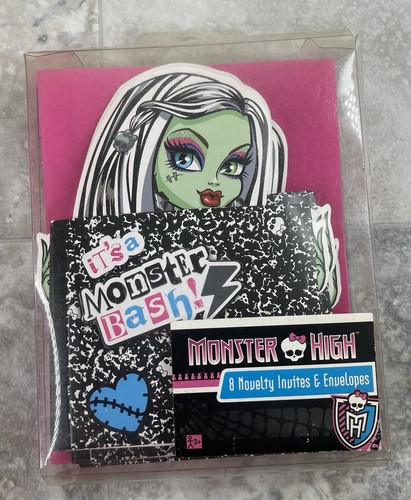 Monster High Invitation 2 Packs w/ Envelopes Seals & Stickers 48 PCs 2011-12 NOS - Picture 3 of 11