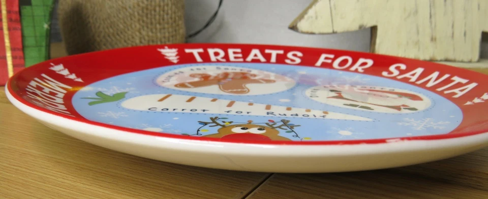 Treat santa side Plate Christmas carrot cookie Drink - Image 4 of 4