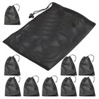  10 PCS Mesh Beutel Kordelzugbeutel Fitnesssack Mesh-Aufbewahrungsbeutel