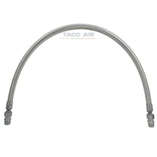 1/2" x 36" Braided Stainless Steel Flexible Compressed Air Line Flex Hose