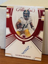 2022 Panini Flawless George Pickens Ruby Gem Signatures /20 