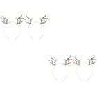  2 Count Rentier Geweih Haarreif Rentiergeweih Hirschgeweih Stirnband
