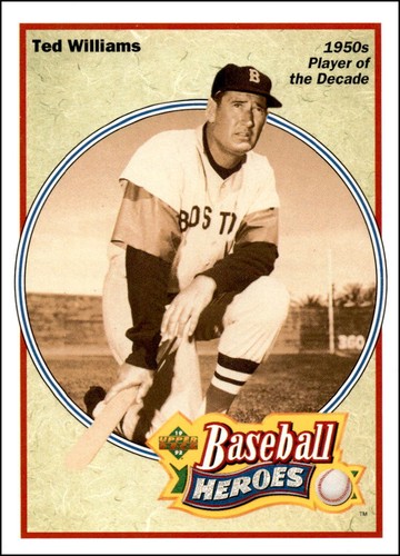 1992 Ted Williams Heroes Upper Deck Inserts - U Pick your cards to fill your set - Picture 13 of 18