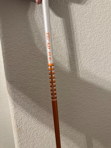 Graphite design DI-6s Orange driver shaft Taylor made tip