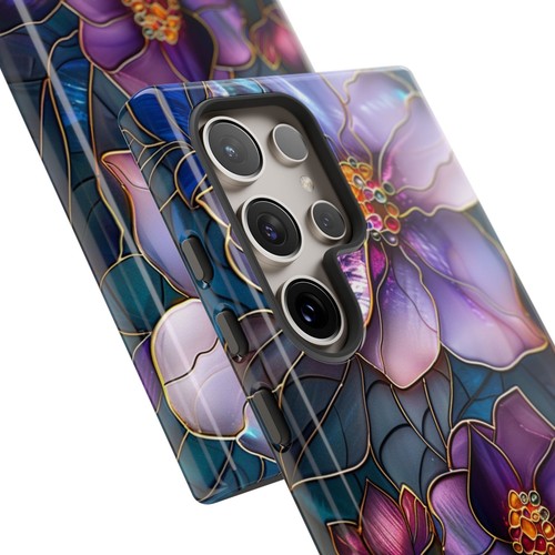 Magnolia Flower Phone Case, Faux Mother of Pearl Floral Cover | X48 - 第 204/272 張圖片
