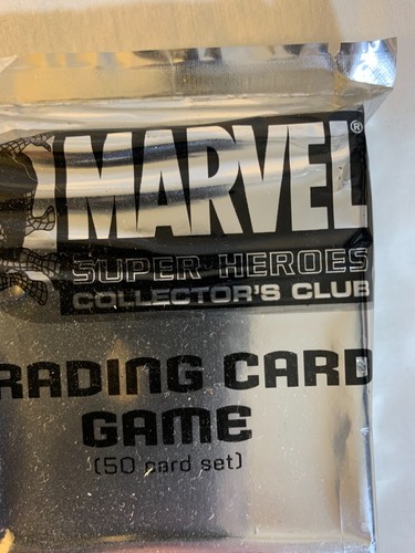Marvel Super Heroes Collector's Club Trading Card Game 2x50 Pack Card Set Sealed - Picture 7 of 9