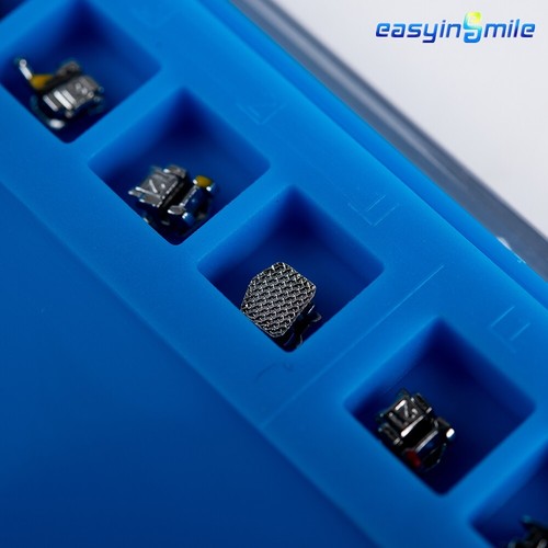10 staffe ortodontiche autoleganti dentali ROTH 345 gancio 022 parentesi graffe metalliche - Foto 10 di 12